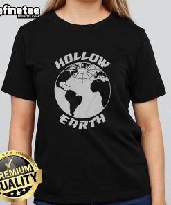 Premium Psychopoly Hollow Earth Ladies Tee featuring a unique graphic design, perfect for stylish and eco-conscious women.