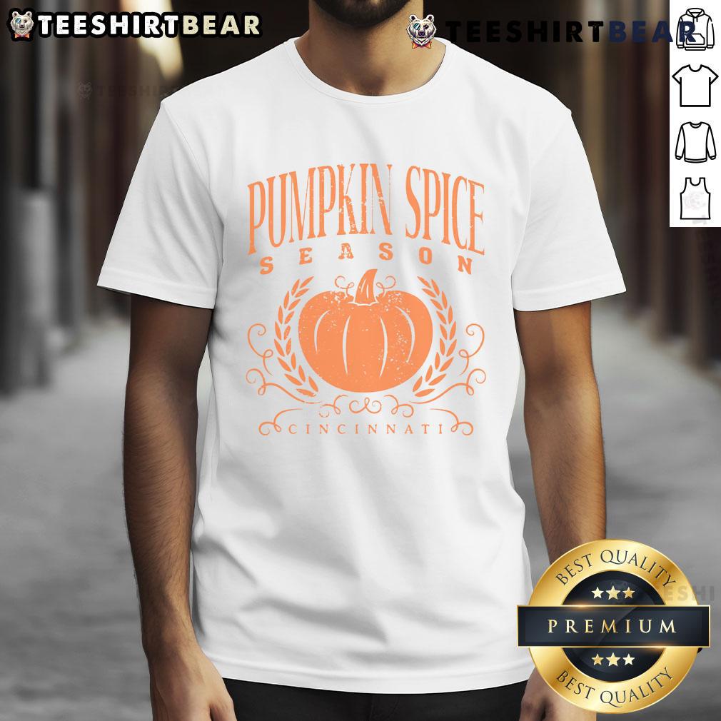 Premium Pumpkin Spice Season T Shirt Premium Pumpkin Spice Season T-Shirt featuring autumn-themed design, perfect for fall festivities and cozy wear.