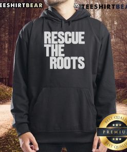 Premium Rescue The Roots Hoodie in black, featuring a stylish design and soft fabric for comfort and warmth.