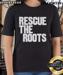 Premium Rescue The Roots Ladies Tee in soft fabric, featuring a stylish design perfect for casual wear and eco-conscious fashion.