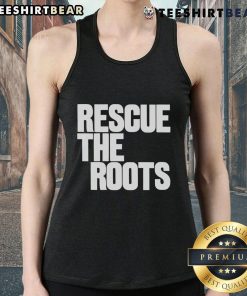 Premium Rescue The Roots Tank Top in vibrant colors, showcasing a stylish design perfect for casual wear.