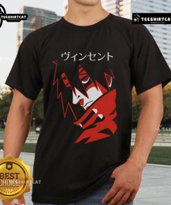 Premium Retro Red Anime Japanese T-Shirt featuring vibrant graphic art and a stylish design for anime enthusiasts.