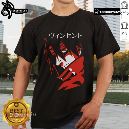 Premium Retro Red Anime Japanese T-Shirt featuring vibrant graphic art and a stylish design for anime enthusiasts.