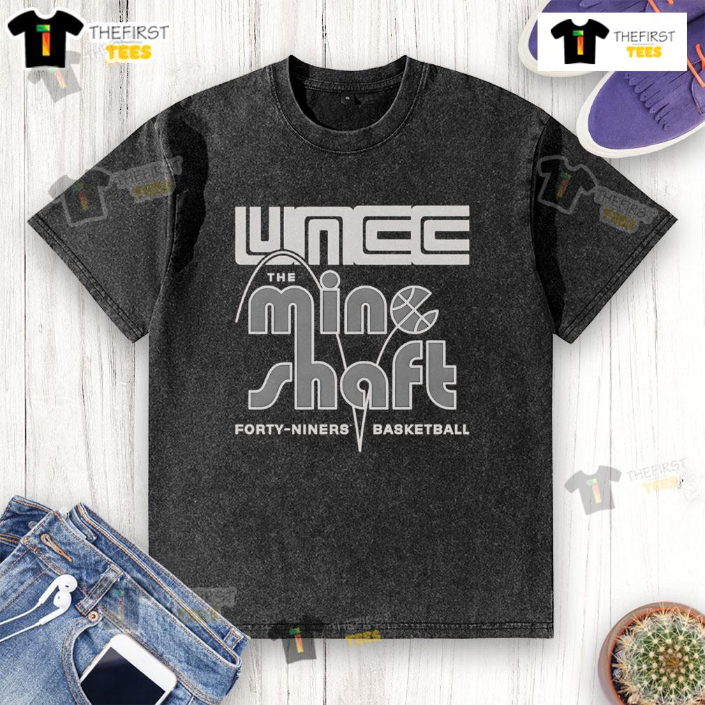 Premium Retro Uncc Belk Gymnasium Mine Shaft Washed T Shirt