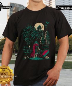 Premium Retro Vampire Madara Uchiha Moonlight T-Shirt featuring anime design, perfect for fans. Don't wake me up inside!