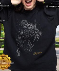 Premium Rhinestone Roaring Tiger Silly Punter Star Sweatshirt featuring a bold tiger design and sparkling rhinestones.