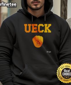 Premium RIP Bob Uecker Mr. Baseball Milwaukee Brewers logo hoodie showcasing team spirit and iconic sports memorabilia.