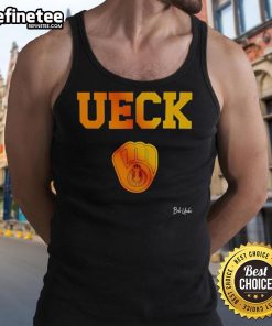 Premium RIP Bob Uecker Mr. Baseball Milwaukee Brewers logo tank top featuring a stylish design for fans.