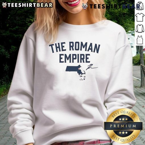 Alt Text: Premium Roman Anthony State of the Roman Empire sweatshirt featuring a stylish design and comfortable fit.