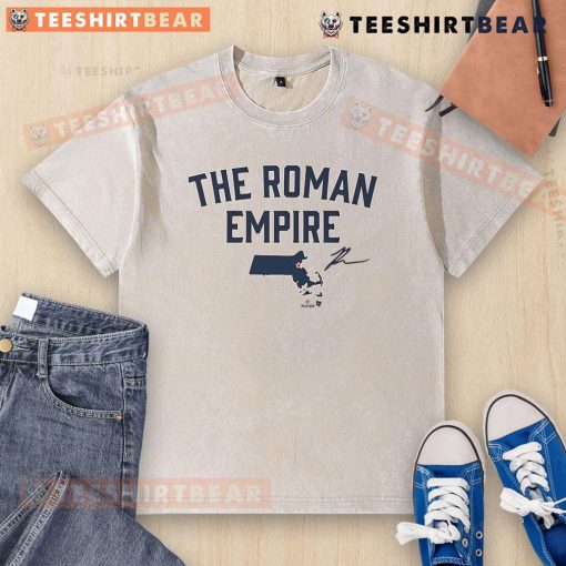 Premium Roman Anthony State of the Roman Empire washed t-shirt featuring a vintage graphic design and comfortable fit.