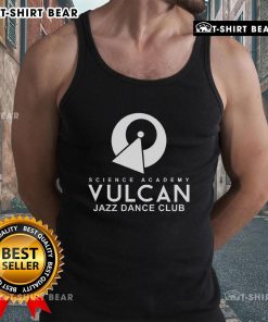 Premium Science Academy Vulcan Jazz Dance Club tank top featuring vibrant graphics and a stylish design for dancers.