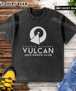 Premium Science Academy Vulcan Jazz Dance Club washed t-shirt featuring vibrant colors and stylish design for dance enthusiasts.