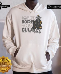 Premium Smoothbore Only Club Hard CHGRS F.F. Hoodie in black, featuring stylish design and comfortable fit for enthusiasts.