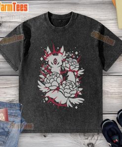 Premium stylized mythical creature design on a soft washed t-shirt, perfect for showcasing your unique style.