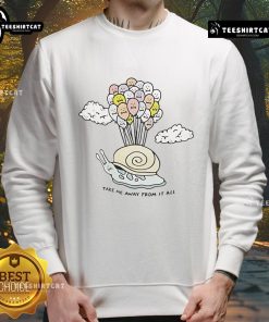 Cozy Premium Take Me Away From It All Sweatshirt in soft fabric, perfect for relaxing and unwinding at home.