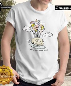 Premium Take Me Away From It All T-Shirt featuring a relaxed fit and stylish design, perfect for casual outings.