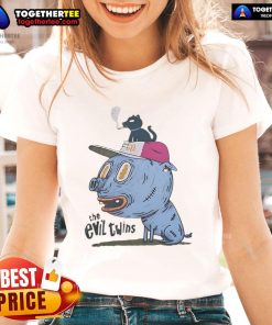 Premium The Evil Twins Ladies Tee featuring a stylish design perfect for fans of unique graphic apparel.