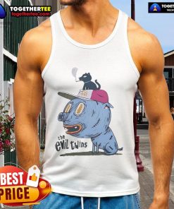 Premium The Evil Twins Tank Top featuring a bold graphic design, perfect for summer style and casual wear.