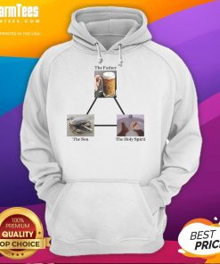 Premium The Father The Son The Holy Spirit Hoodie featuring a stylish design for faith-inspired fashion.