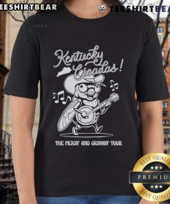 Premium Kentucky Cicadas Tour ladies tee featuring a stylish design perfect for cicada enthusiasts and summer outings.