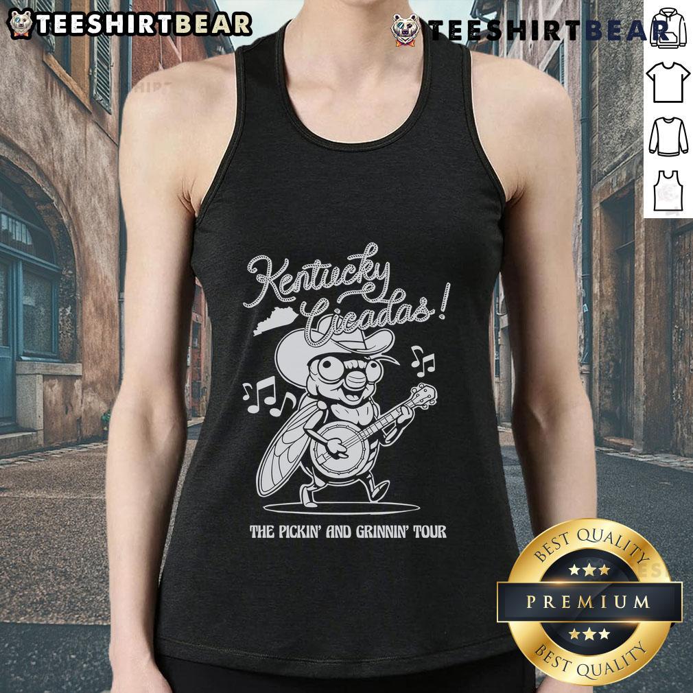 Premium The Kentucky Cicadas Tour Tank Top Premium Kentucky Cicadas Tour tank top featuring a stylish design, perfect for summer outings and outdoor adventures.