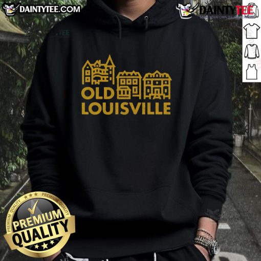 Premium The Old Louisville Hoodie in soft fabric, showcasing a stylish design perfect for casual wear and local pride.