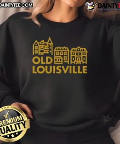 Premium The Old Louisville Sweatshirt in navy blue, featuring a classic design and cozy fit, perfect for casual outings.