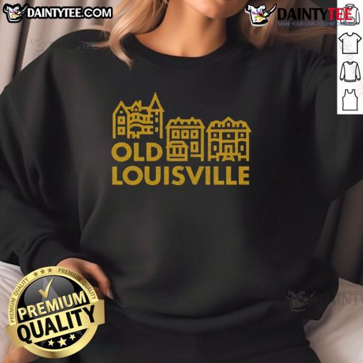 Premium The Old Louisville Sweatshirt in navy blue, featuring a classic design and cozy fit, perfect for casual outings.
