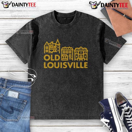 Premium The Old Louisville Washed T-Shirt in soft fabric, featuring a stylish design perfect for casual wear.