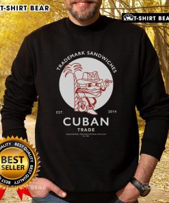 Alt Text: Premium Trademark Cuban Trade sweatshirt established in 2014, featuring a stylish design and comfortable fit.