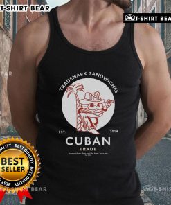 Alt Text: Premium Trademark Sandwich Cuban Tank Top established in 2014, featuring a stylish design and vibrant colors.