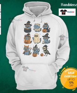 Premium Trick Or Treat Halloween Derpy Tiger Comfort Colors Hoodie featuring a playful tiger design for festive fun.