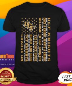 Alt Text: Premium UCF Knights University of Central Florida Once A Knight Always Knight T-Shirt in black with logo design.