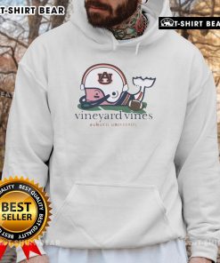 Premium Vineyard Vines Auburn Tigers logo hoodie featuring a stylish design for fans and alumni of Auburn University.