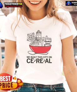 Premium We Built This City Ladies Tee featuring a stylish design, perfect for casual wear and music lovers.