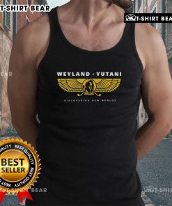 Alt Text: Premium Weyland Yutani tank top featuring the iconic logo, perfect for sci-fi fans and Alien franchise enthusiasts.
