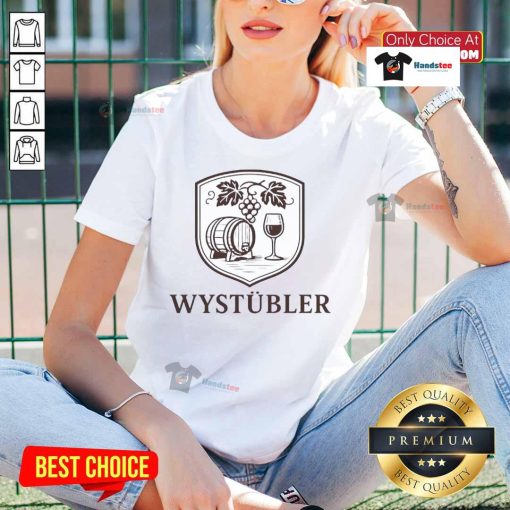 Premium Why Stabler Logo Ladies Tee featuring a stylish design for fans of Stabler merchandise.