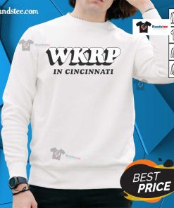 Alt Text: Premium WKRP in Cincinnati sweatshirt featuring the Stabler logo for stylish retro fashion enthusiasts.