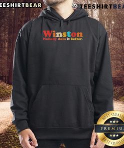 Alt Text: Premium Winston Nobody Does It Better Hoodie featuring a stylish design and comfortable fit for everyday wear.