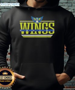 Premium WNBA Dallas Wings Over the Top Hoodie showcasing vibrant team colors and stylish design for fans.