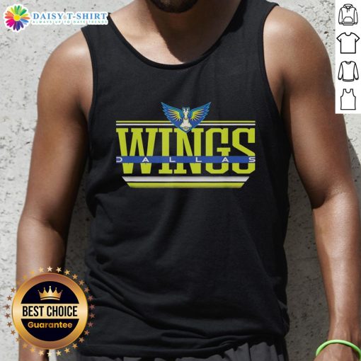 Alt Text: Premium WNBA Dallas Wings Over the Top Tank Top in vibrant colors, perfect for fans and casual wear.
