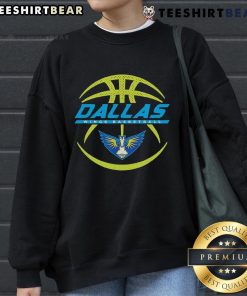 Alt Text: Premium WNBA Dallas Wings The Rock Sweatshirt in vibrant colors, perfect for fans and stylish game day wear.