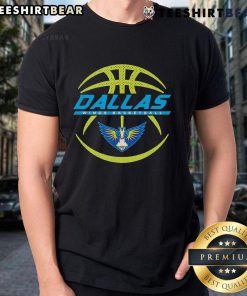 Premium WNBA Dallas Wings The Rock T-Shirt featuring vibrant team colors and logo, perfect for fans and collectors.