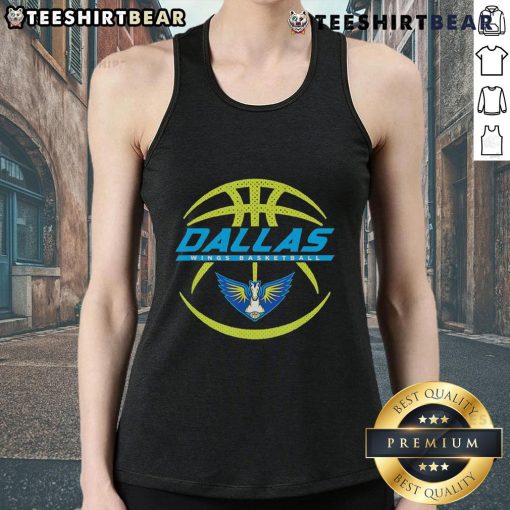 Premium WNBA Dallas Wings The Rock tank top featuring vibrant team colors and stylish design for fans.