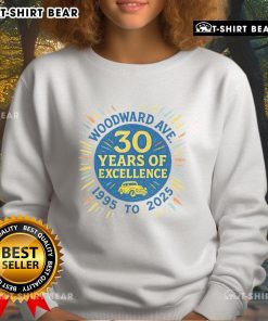 Premium Woodward Ave 30 Years of Excellence 2025 sweatshirt featuring a stylish design and quality fabric for comfortable wear.