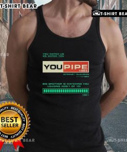 Premium YouPipe Big Brother Is Watching tank top showcasing a stylish design perfect for casual wear.