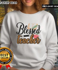 Pretty Blessed Teacher Sweatshirt featuring a stylish design perfect for educators who want to express their passion.