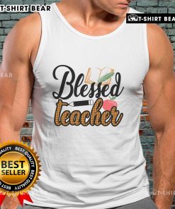 Pretty Blessed Teacher Tank Top in vibrant colors, perfect for stylish educators who want to express positivity and pride.