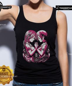 Alt Text: Pretty Broken Rose tank top featuring Nana Komatsu and Nana Osaki from anime, perfect for fans of the series.