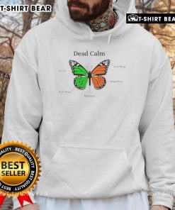 Pretty Butterfly Dead Calm Hoodie featuring a vibrant butterfly design on a cozy, stylish hoodie for casual wear.